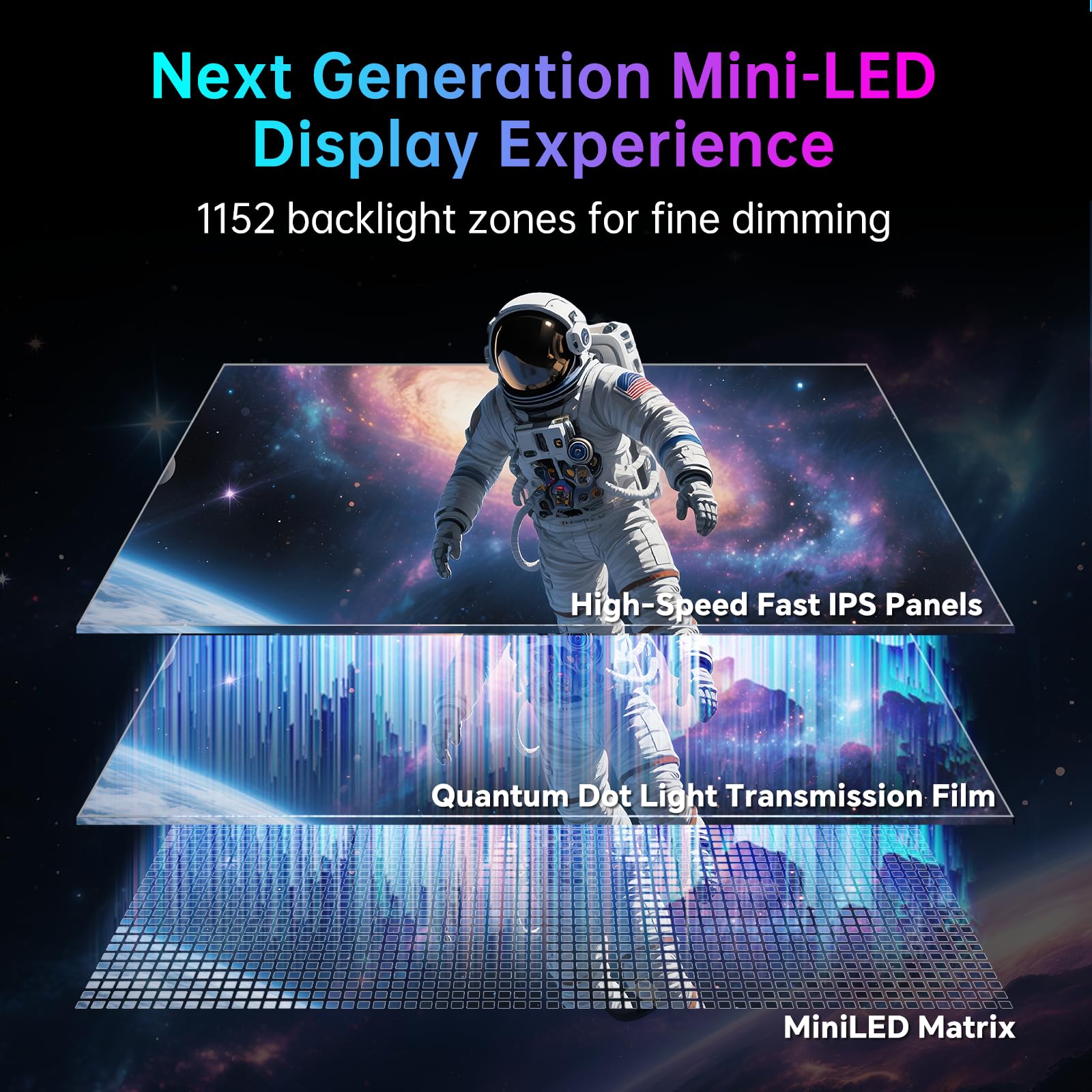 Amazon.co.jp: KTC 27インチ 4K MiniLED ゲーミングモニター UHD